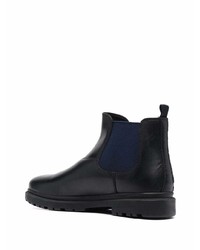 Bottines chelsea en cuir noires Geox