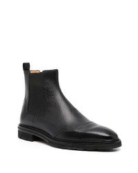 Bottines chelsea en cuir noires Bally