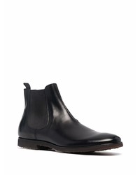 Bottines chelsea en cuir noires Premiata