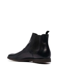 Bottines chelsea en cuir noires Premiata