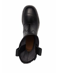 Bottines chelsea en cuir noires Buttero