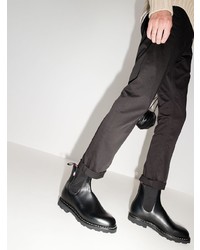 Bottines chelsea en cuir noires Paraboot