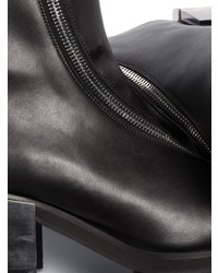 Bottines chelsea en cuir noires Gmbh