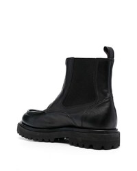 Bottines chelsea en cuir noires Officine Creative