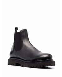 Bottines chelsea en cuir noires Officine Creative