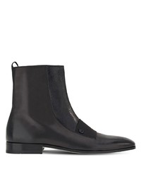 Bottines chelsea en cuir noires Ferragamo