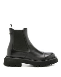 Bottines chelsea en cuir noires Ferragamo