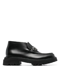 Bottines chelsea en cuir noires Ferragamo