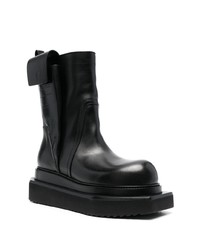 Bottines chelsea en cuir noires Rick Owens