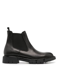 Bottines chelsea en cuir noires Fratelli Rossetti