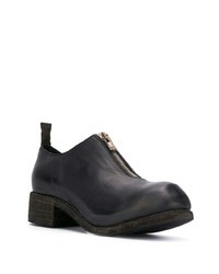 Bottines chelsea en cuir noires Guidi