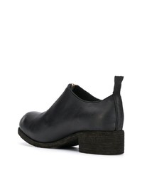 Bottines chelsea en cuir noires Guidi