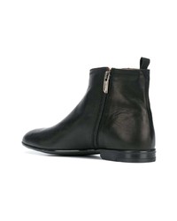 Bottines chelsea en cuir noires Bally