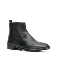 Bottines chelsea en cuir noires Bally