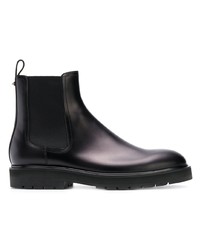 Bottines chelsea en cuir noires Valentino