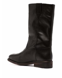 Bottines chelsea en cuir noires Officine Generale