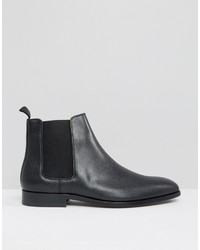 Bottines chelsea en cuir noires Paul Smith