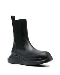 Bottines chelsea en cuir noires Rick Owens