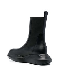 Bottines chelsea en cuir noires Rick Owens