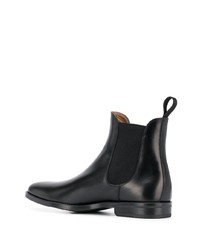 Bottines chelsea en cuir noires Scarosso