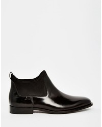 Bottines chelsea en cuir noires Aldo