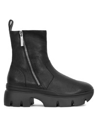 Bottines chelsea en cuir noires Giuseppe Zanotti