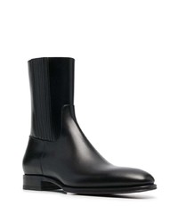 Bottines chelsea en cuir noires DSQUARED2