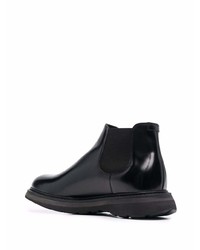 Bottines chelsea en cuir noires Doucal's