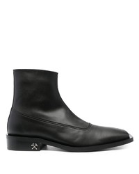 Bottines chelsea en cuir noires Gmbh