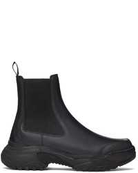 Bottines chelsea en cuir noires Gmbh