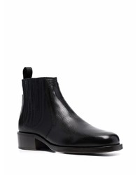 Bottines chelsea en cuir noires Marsèll