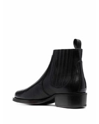 Bottines chelsea en cuir noires Marsèll