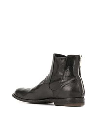 Bottines chelsea en cuir noires Officine Creative