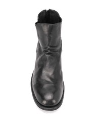 Bottines chelsea en cuir noires Officine Creative