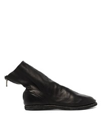 Bottines chelsea en cuir noires Guidi