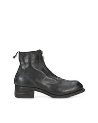 Bottines chelsea en cuir noires Guidi