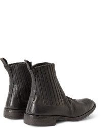 Bottines chelsea en cuir noires