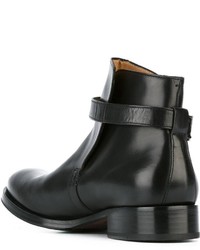 Bottines chelsea en cuir noires B Store