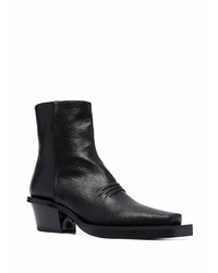 Bottines chelsea en cuir noires 1017 Alyx 9Sm