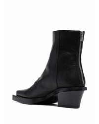 Bottines chelsea en cuir noires 1017 Alyx 9Sm