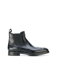 Bottines chelsea en cuir noires Henderson Baracco