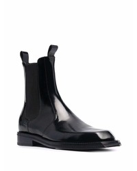 Bottines chelsea en cuir noires Martine Rose