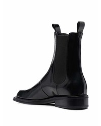 Bottines chelsea en cuir noires Martine Rose