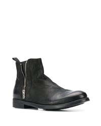 Bottines chelsea en cuir noires Officine Creative