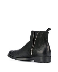 Bottines chelsea en cuir noires Officine Creative