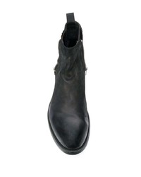 Bottines chelsea en cuir noires Officine Creative