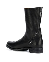 Bottines chelsea en cuir noires A Diciannoveventitre