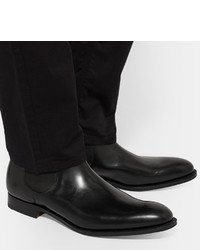 Bottines chelsea en cuir noires Church's