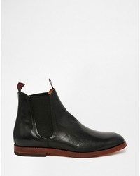 Bottines chelsea en cuir noires