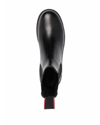 Bottines chelsea en cuir noires Alexander McQueen